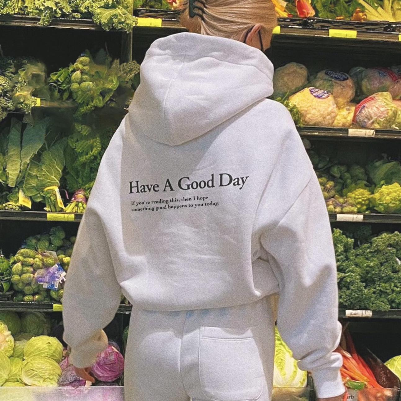 Women's Fashion Print Casual Hoodie